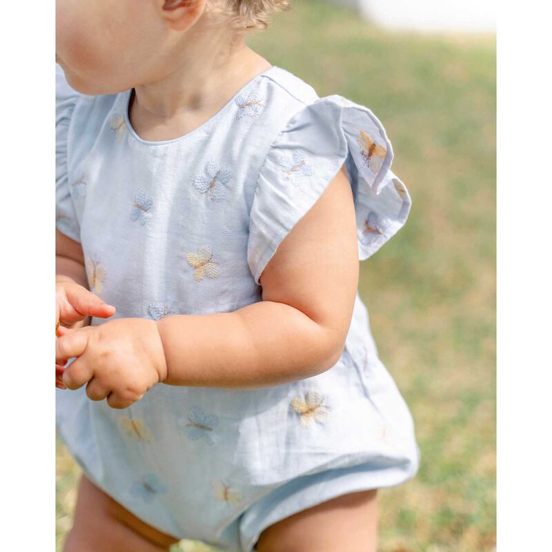 B&eacute;b&eacute; Libby Embroidered Butterfly Romper image number 2